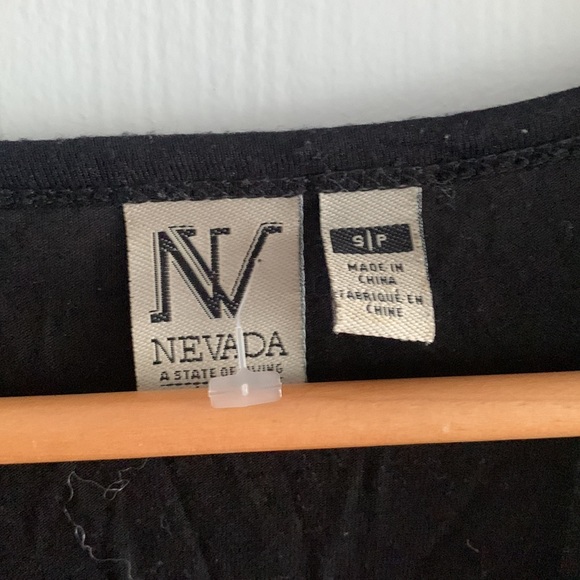 Nevada Black T-shirt with gold sequins - Picture 3 of 8